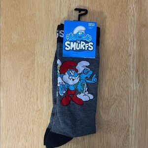 Men's Gray and Black Socks